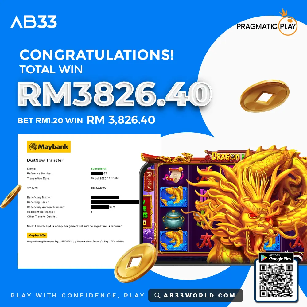 Pragmatic Play Dragen Game win ab33 online casino malaysia