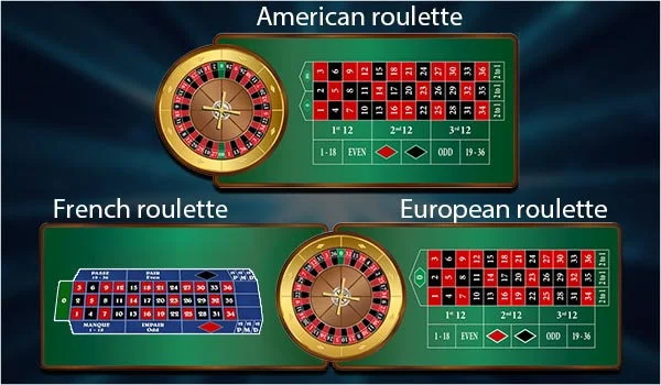 DIFFERENT VERSIONS OF ROULETTE GAMES