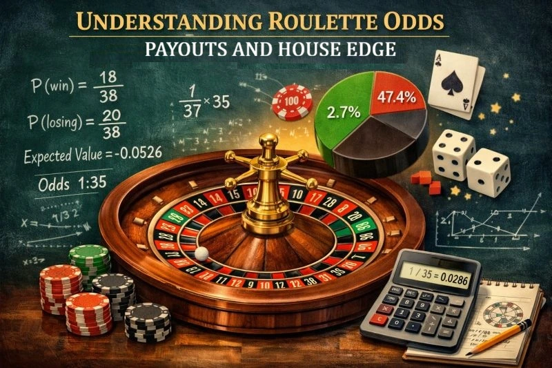 ONLINE ROULETTE CASINOS ODDS, PAYOUTS AND HOUSE EDGE EXPLAINED